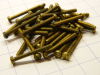 Brass screw 2-64 UNF x 3/4" (30pcs.)