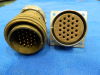 Connector 24 pin plug male, socket female