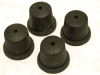 Rubber shock absorber anti vibration 40x35 (n.4pcs)