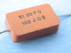 1000pF 500Vdc silver mica capacitor