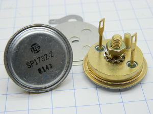 SP1732.2 / 2N1358  transistor al germanio PNP high power, coppia selezionata norme MIL