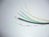 Teflon black/yellow insulated wire AWG 22 (m.10)