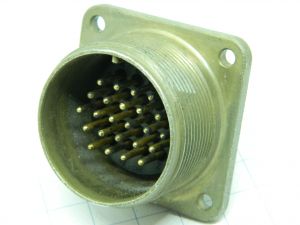 Connector CANNON MS3102B-24-28P , 24pin socket male