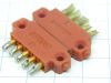 Connettore completo SOURIAU  5pin  passo mm.4,  contatti dorati