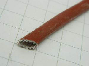Guaina silicone fiberglass mm.4/6  (mt.5)