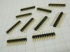 STRIP LINE 10PIN  gold plated  (N.10pcs.)