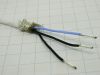 Cavo schermato 3xAWG20  twistato Teflon  bianco  argentato 2micron