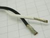 Cavo 2xAWG12 Raychem 44A0121-12 bianco nero Polyalkene twistato rame OFC copertura Sn/Ag2%