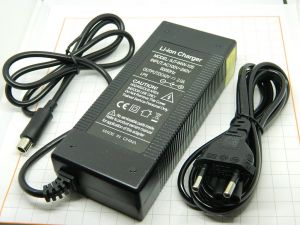 Battery charger  42V 2A  for Li-Ion 36V battery,  bike, scooter,  connector mm.8x1,2