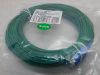 Fiber optic LC/UPC-SC/UPC SM 9/125 duplex  mt.25  green