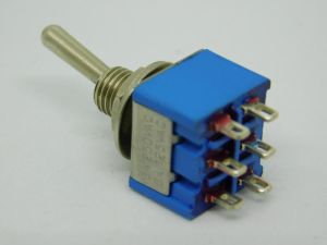 Toggle switch ON-ON  2SPDT  MTS-2  made in Germany