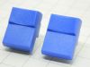 Push button JEANRENAUD DMB blu 1contact n.o. pcb  19,5x15x10mm. (n.2pcs.)