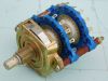 Rotary switch 15pos. 2way Unidex  blu contact silver coated