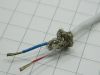 Shielded cable 2xAWG20  PTFE Teflon white tin plated