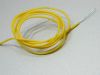 Cavo unipolare AWG32 rame OFC solid core PTFE teflon giallo argentato  2micron (mt. 10)