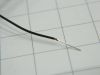 CABLE 1X AWG26  SOLID CORE PTFE TEFLON BLACK SILVER PLATED  (MT. 10)