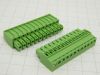 Terminal board DINKLE EC381R 12pin  mm. 3,81 PCB  connector plug  (n.2pcs. )