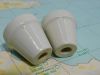 Pair ceramic insulator mm. 35x35