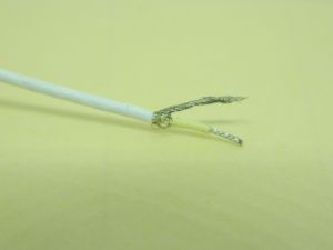 Shielded cable 1xAWG26 PTFE  EN2714-013A001F  copper nickel plated