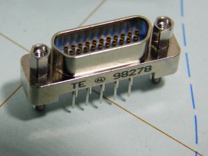 TE Connectivity 9-1532286-7 connector Micro-D DSUB 21pin