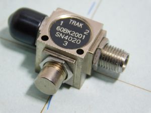 Coaxial isolator 60BK2001 TRAK MICROWAVE 12-18Ghz 20dB 1,5W  SMA connector