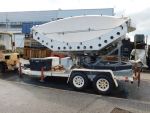 Parabolic antenna transportable ANDREW INTELSAT 1