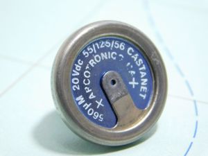 560MF 20Vdc Arcotronics Castanet 55/125/56  tantalum capacitor