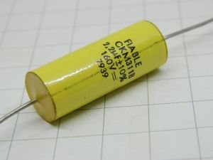 2,2MF 160Vdc axial capacitor CKM311B  MIL