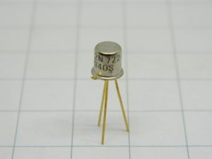 2N722 transistor si PNP TO18  gold pin MIL